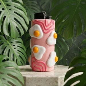 3D Sunnyside Up Egg Lighter Case - Custom Colours